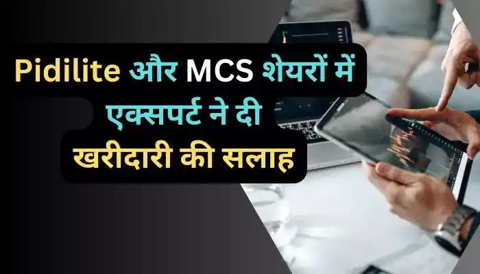 Pidilite और MCS शेयरों में एक्सपर्ट ने दी खरीदारी की सलाह