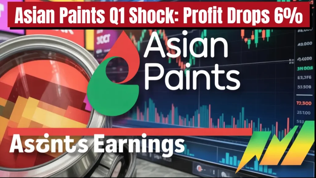 asian paints q1 fy26 results net profit falls share price reacts