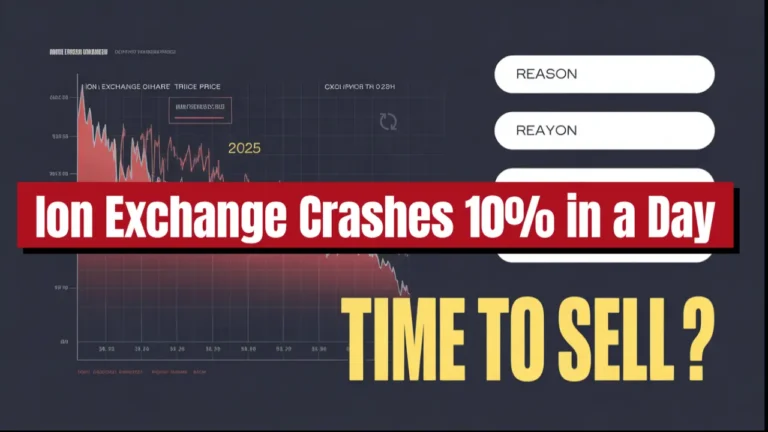 ion exchange share price crash july 2025 reason analysis