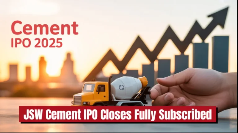 jsw cement ipo gmp subscription status listing gain 2025