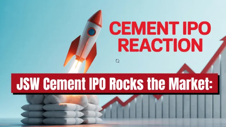 jsw cement ipo listing price share performance gmp analysis
