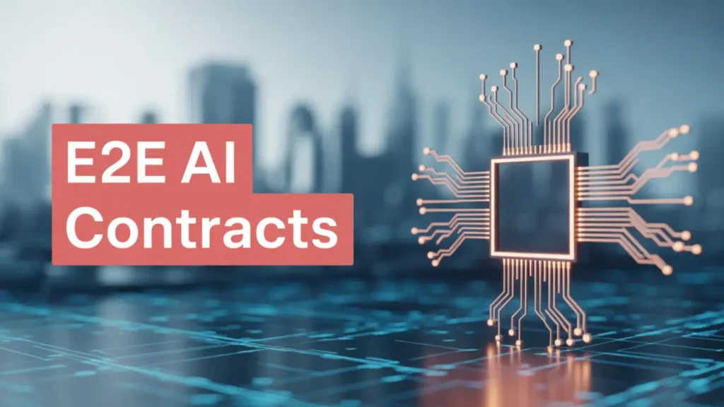 e2e networks ai contract acquisition share price news