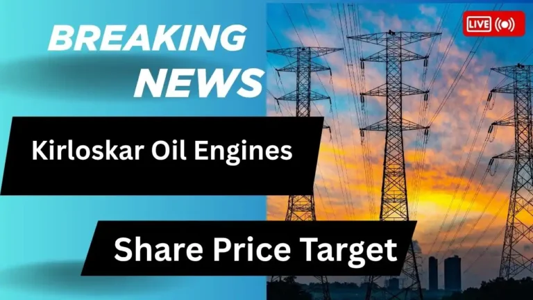 Kirloskar Oil Engines Share Price Target
